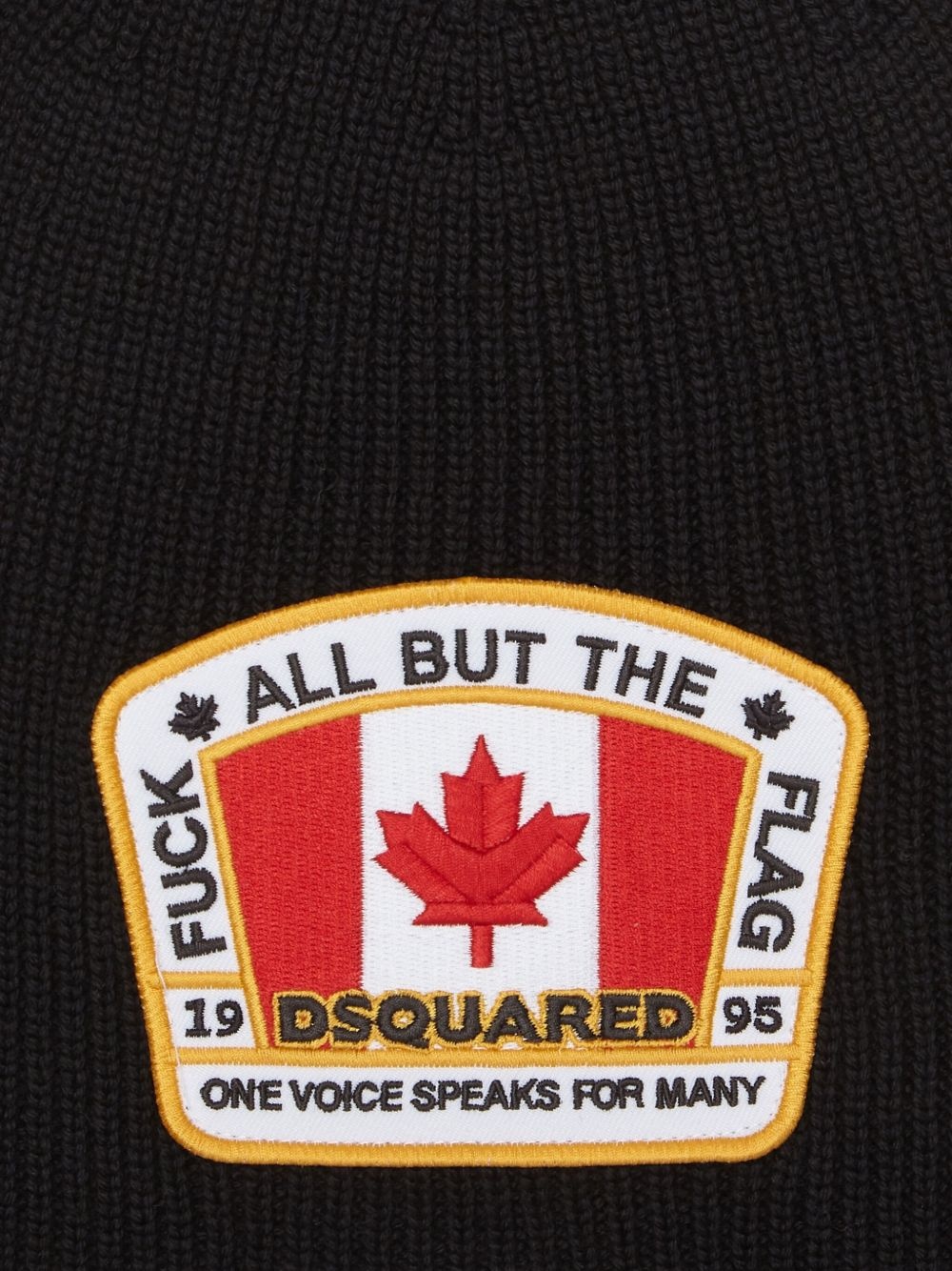 logo-patch beanie - 3