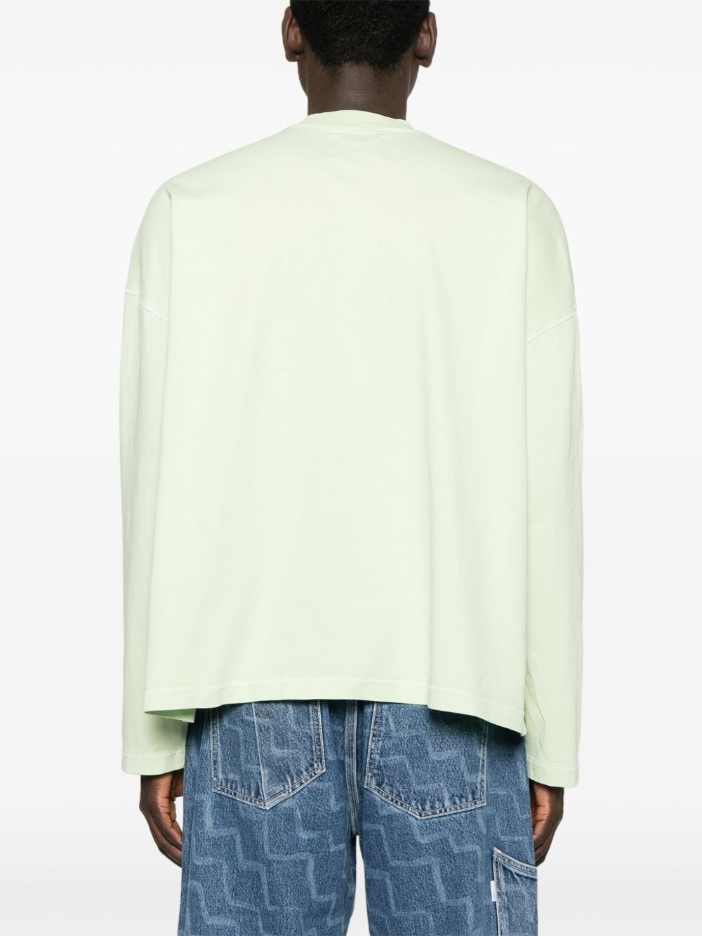 logo-print long-sleeve T-shirt - 3
