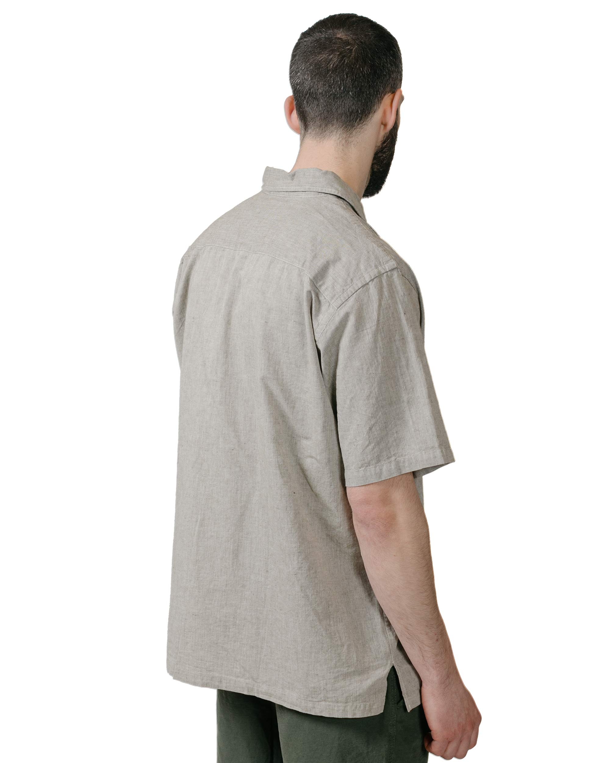 Ivan Relaxed Cotton Linen SS Shirt Ivy Green - 3