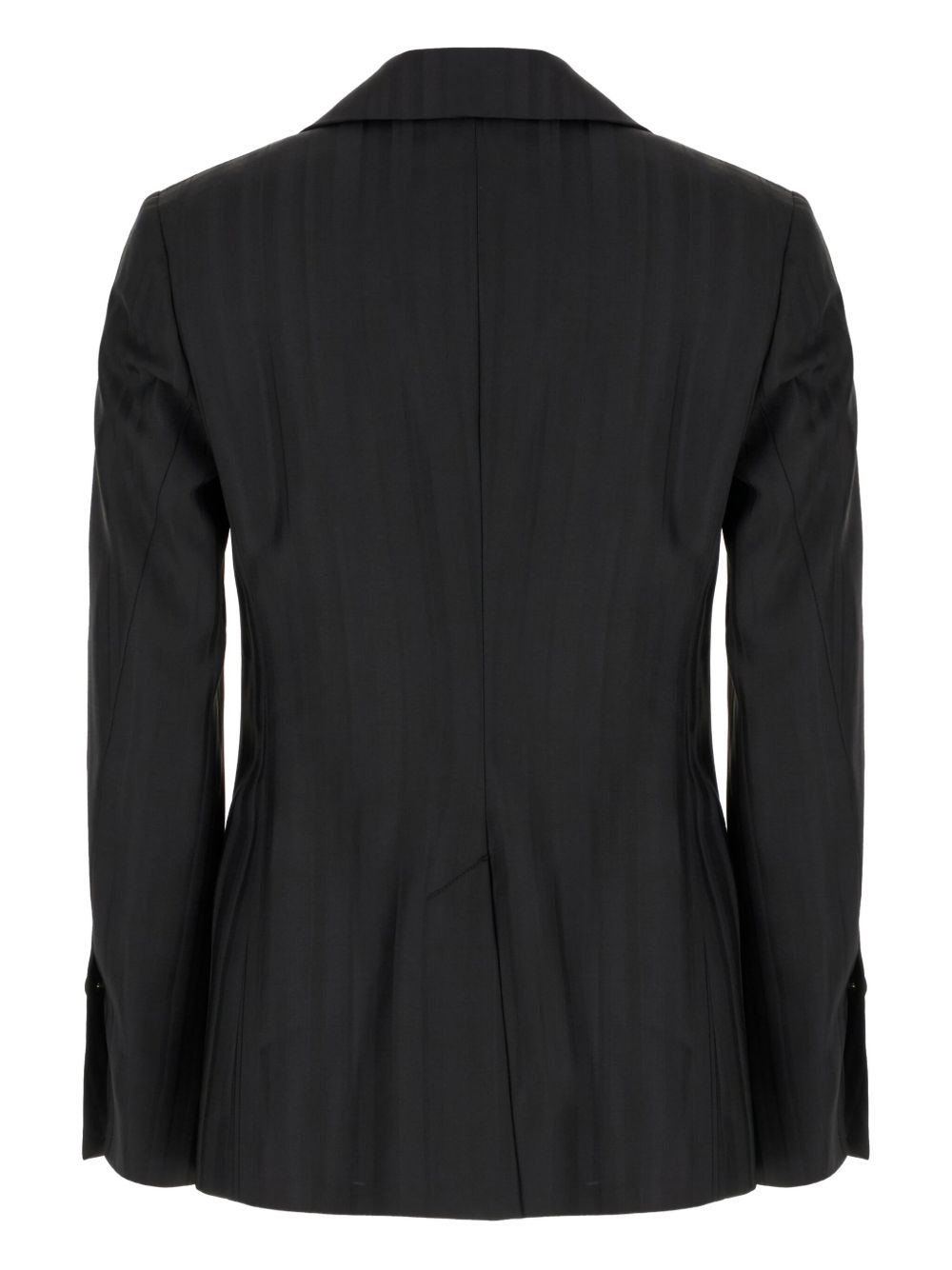 single-button wool blazer - 2