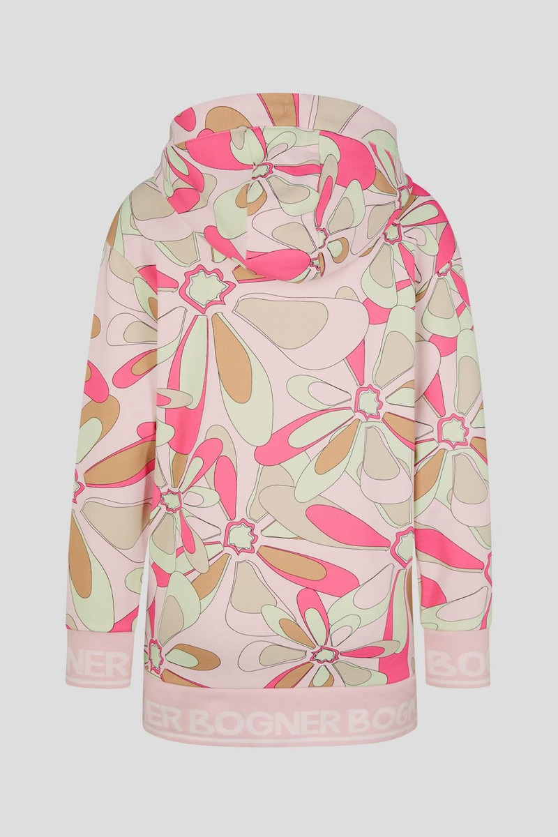 BOGNER TANITA HOODIE IN ROSE/PISTACHIO outlook