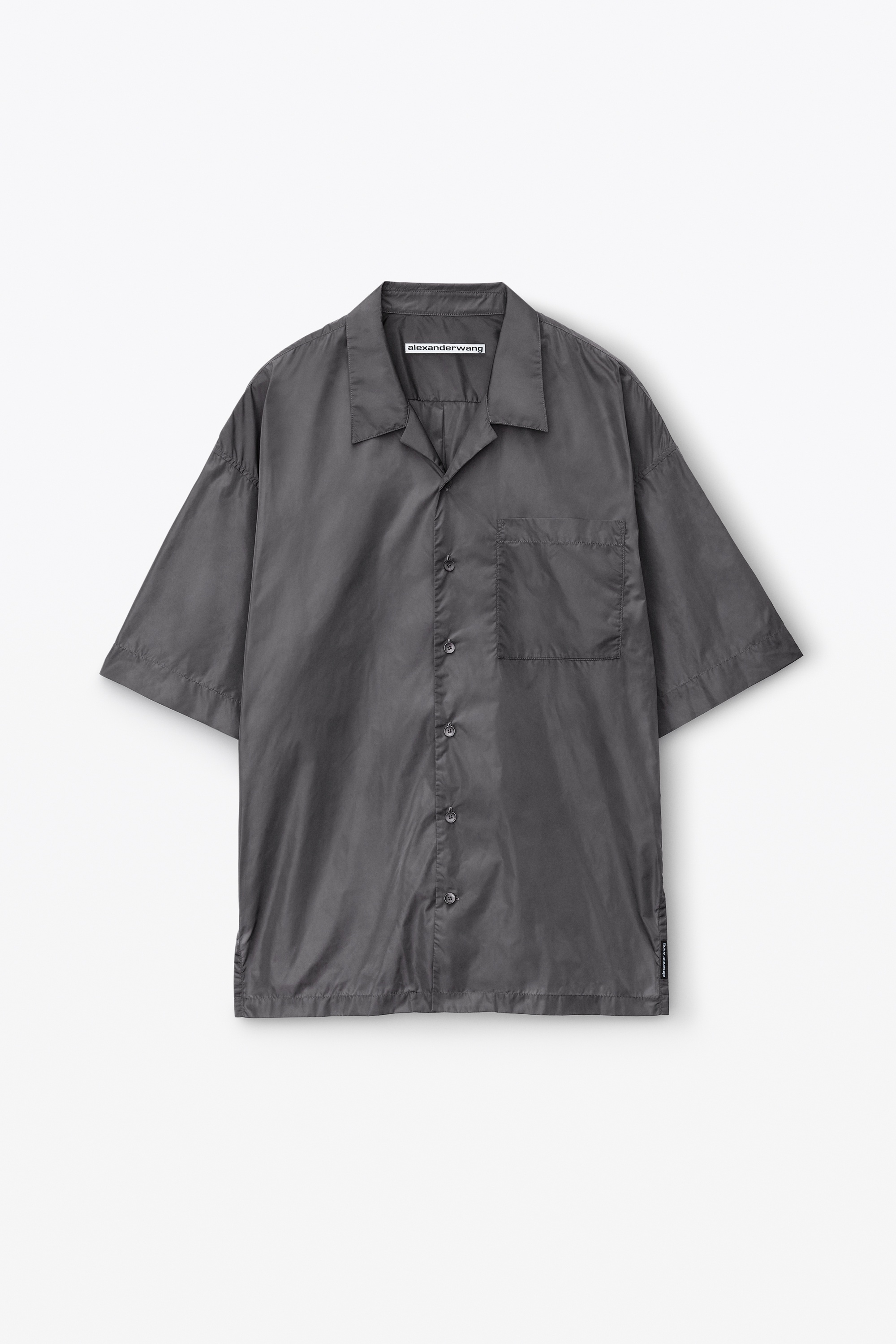 camp shirt in crisp nylon - 1