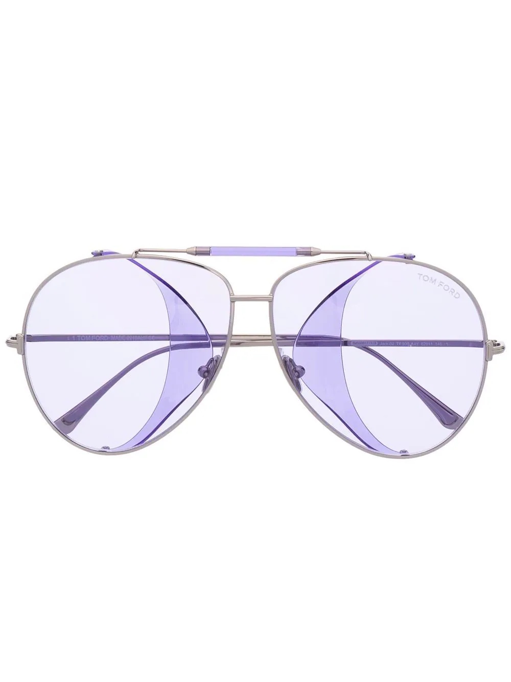 aviator-frame sunglasses - 1