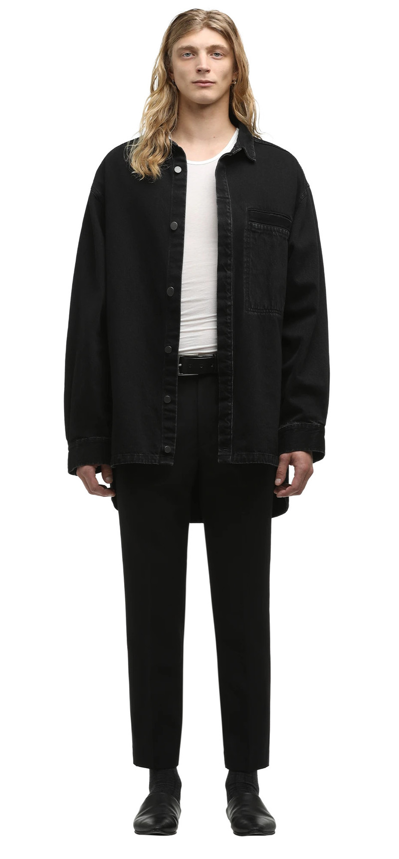 entire studios HERCULEAN SHIRT MAGNETITE outlook