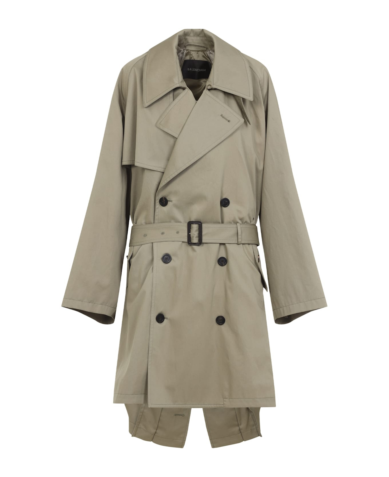 Draped Neck Trench - 2