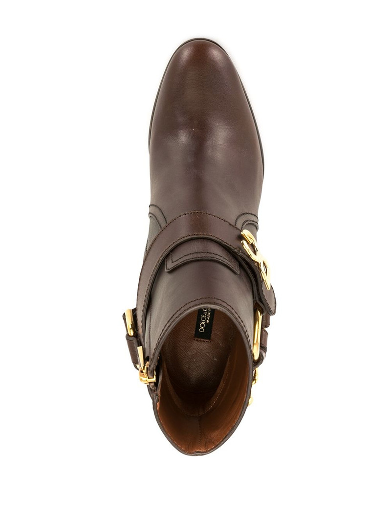 DG buckled ankle booties 4