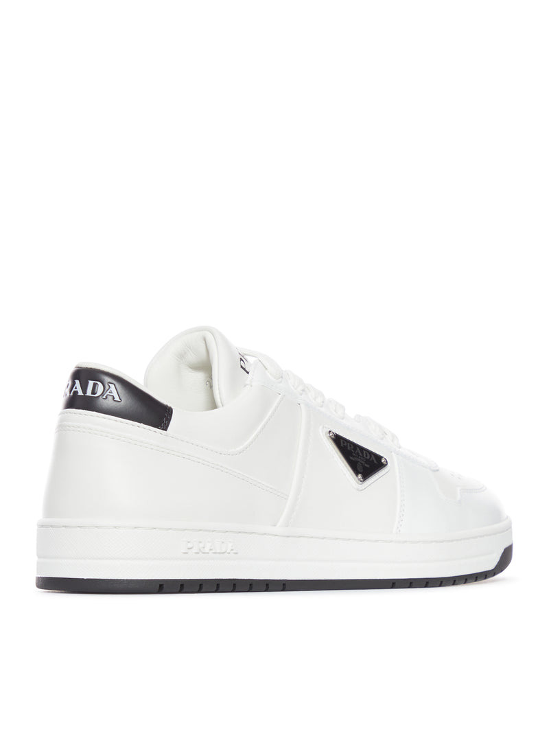 Prada Men Downtown Leather Sneakers - 3