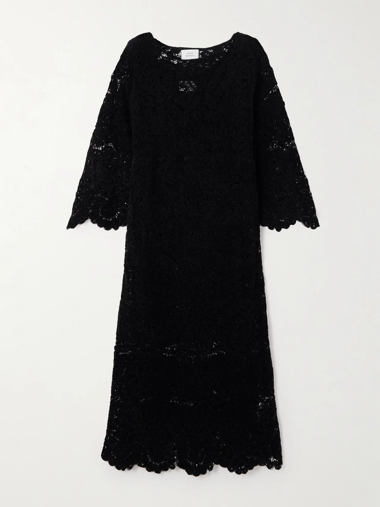 Ciko Crocheted Silk Maxi Dress - 1