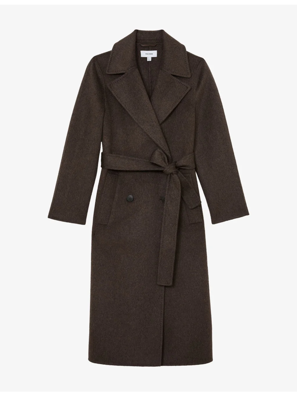 Rene Double-Breasted Wool-Blend Coat - 1
