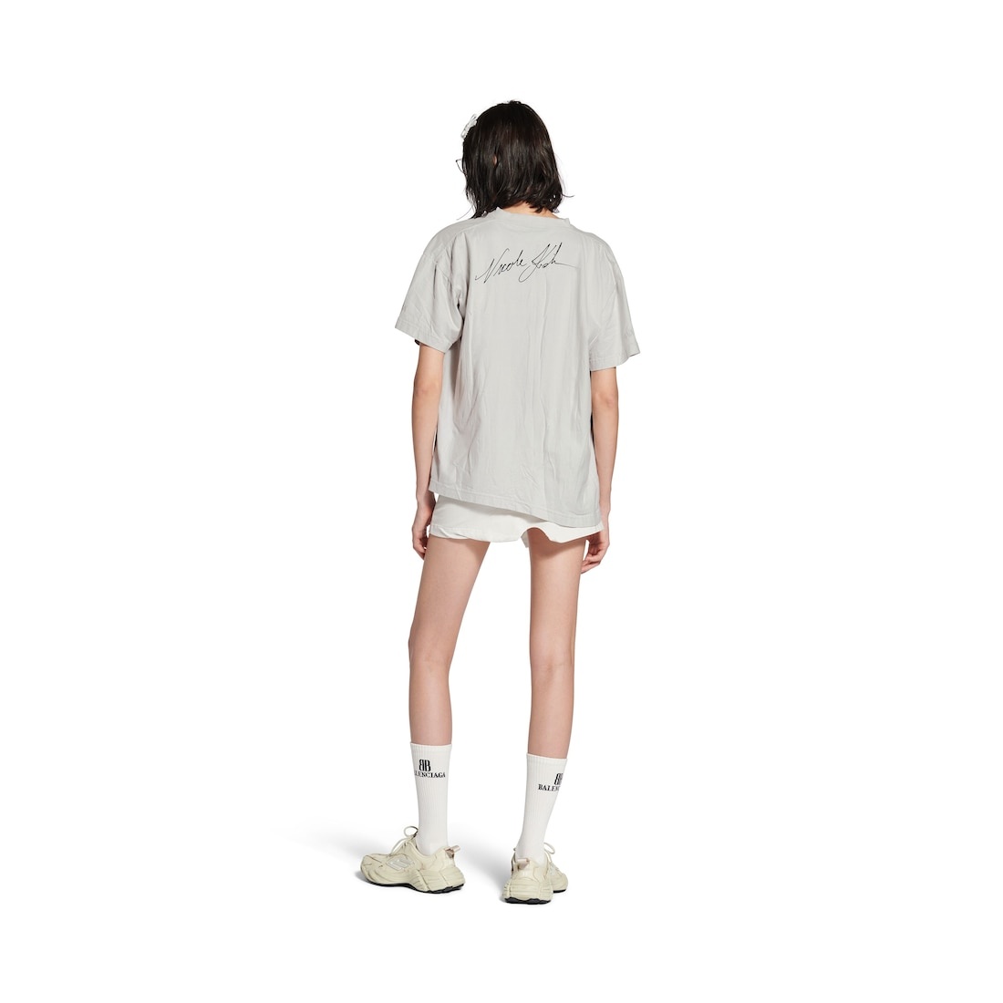 Nicole Boxy T-shirt in White - 3
