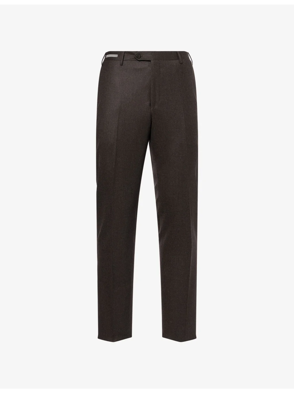 Regular-Fit Straight-Leg Wool Trousers - 1