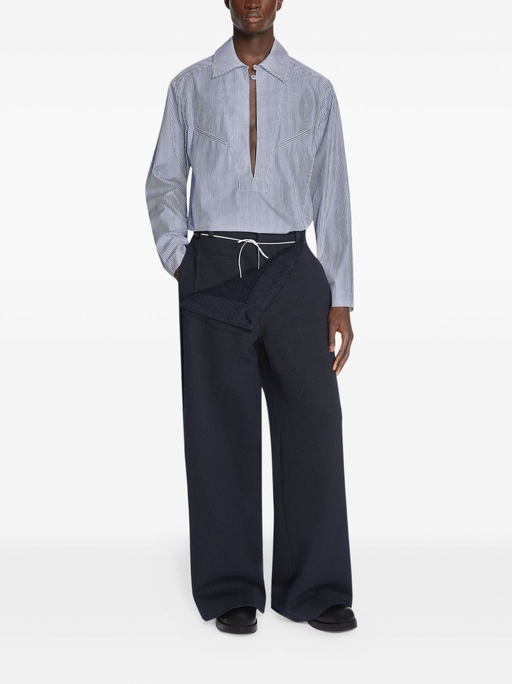 sailor wool trousers - 2