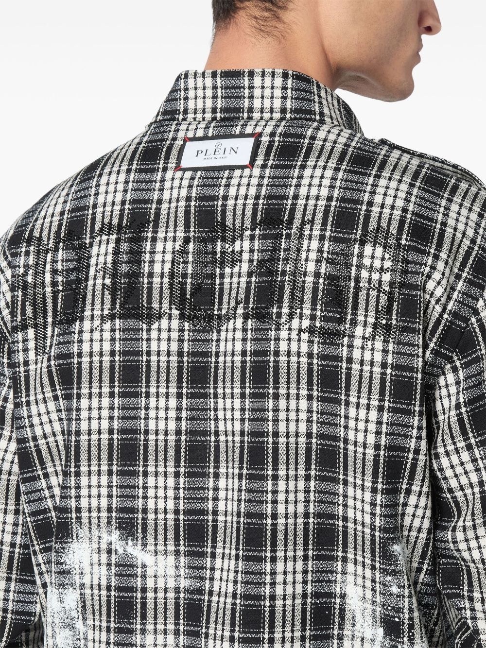 checked long-sleeve shirt - 5