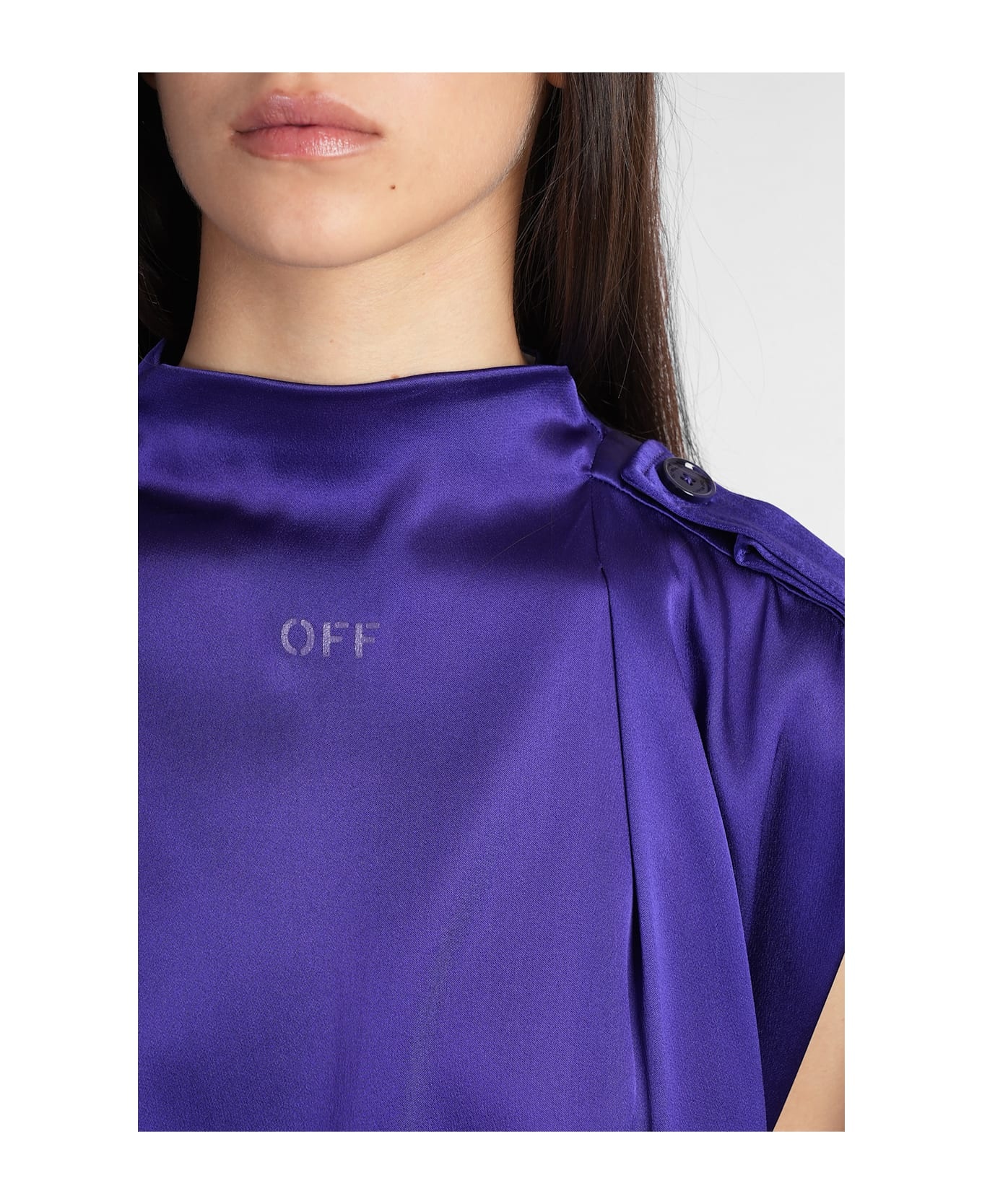 Dress In Viola Acetate - 5