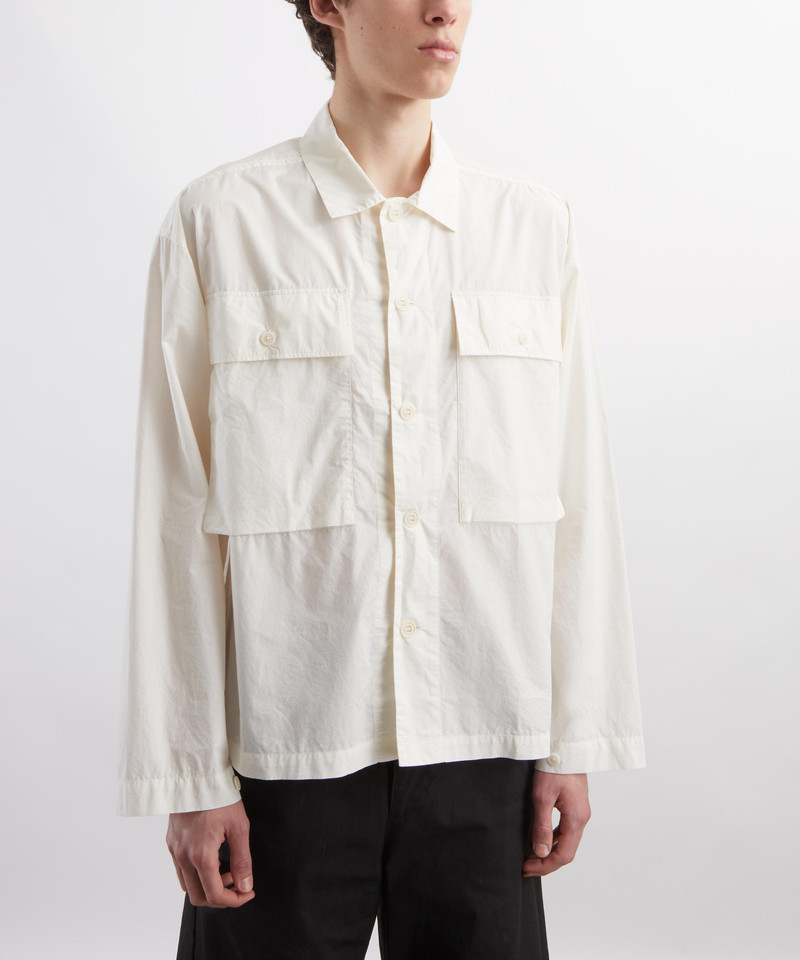 YMC White Military Shirt outlook