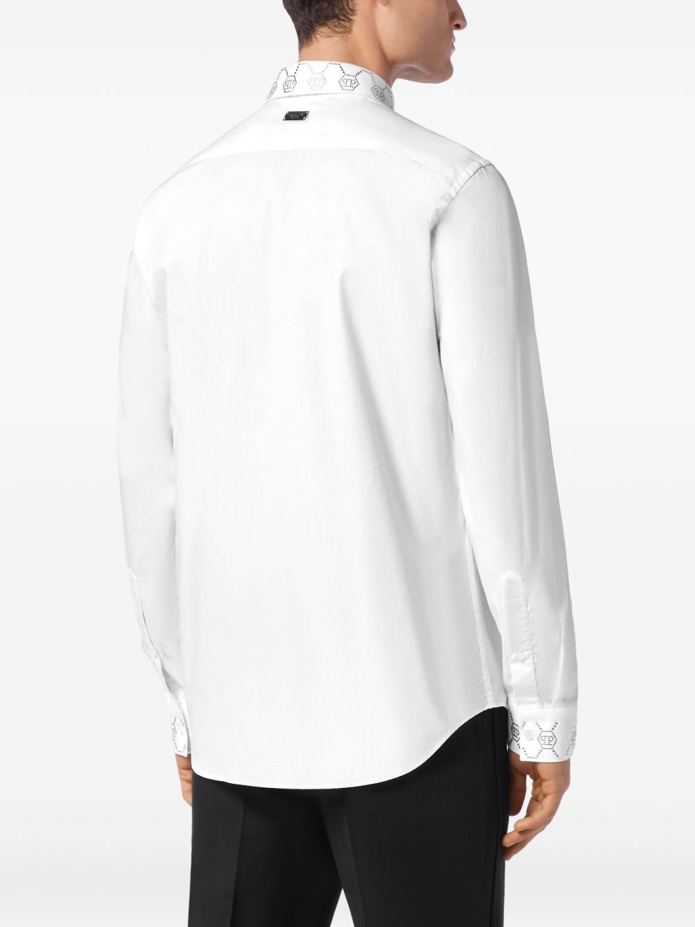 monogram-embellished shirt - 4