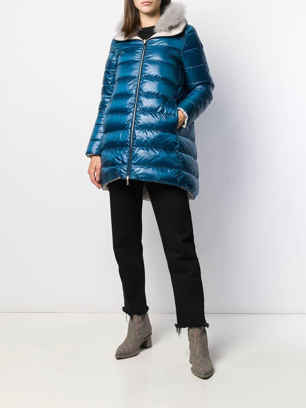 reversible padded coat - 6