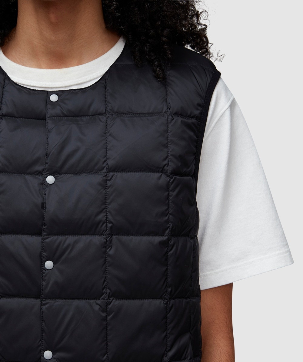 Crew neck down vest gilet - 4