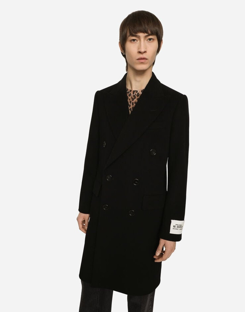 Double-breasted wool coat 4