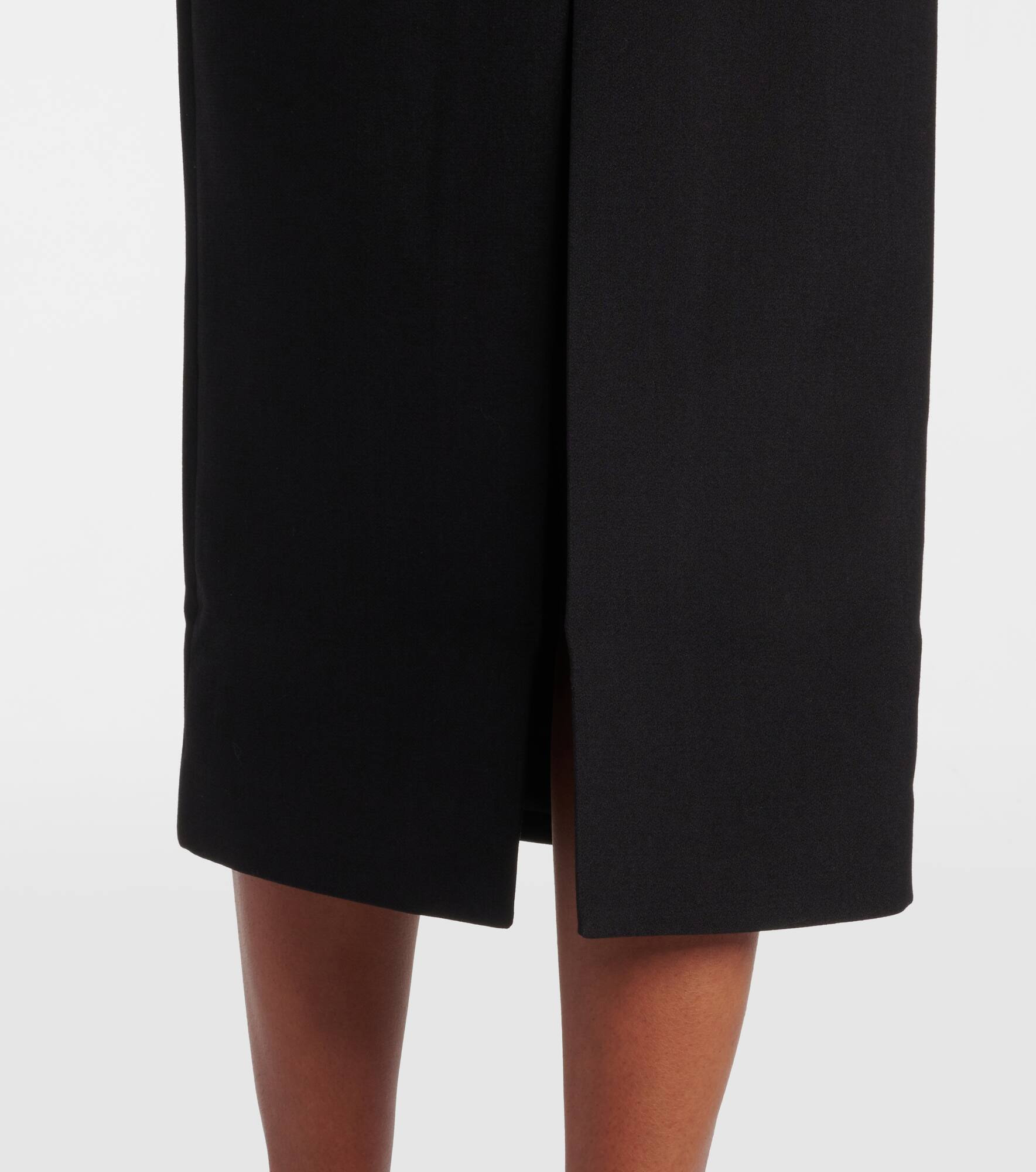 Pencil crêpe midi skirt - 5