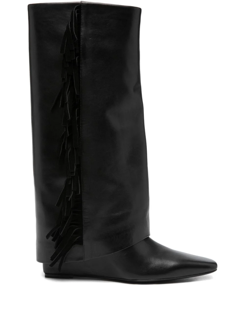 Quinn fringed leather boots - 1