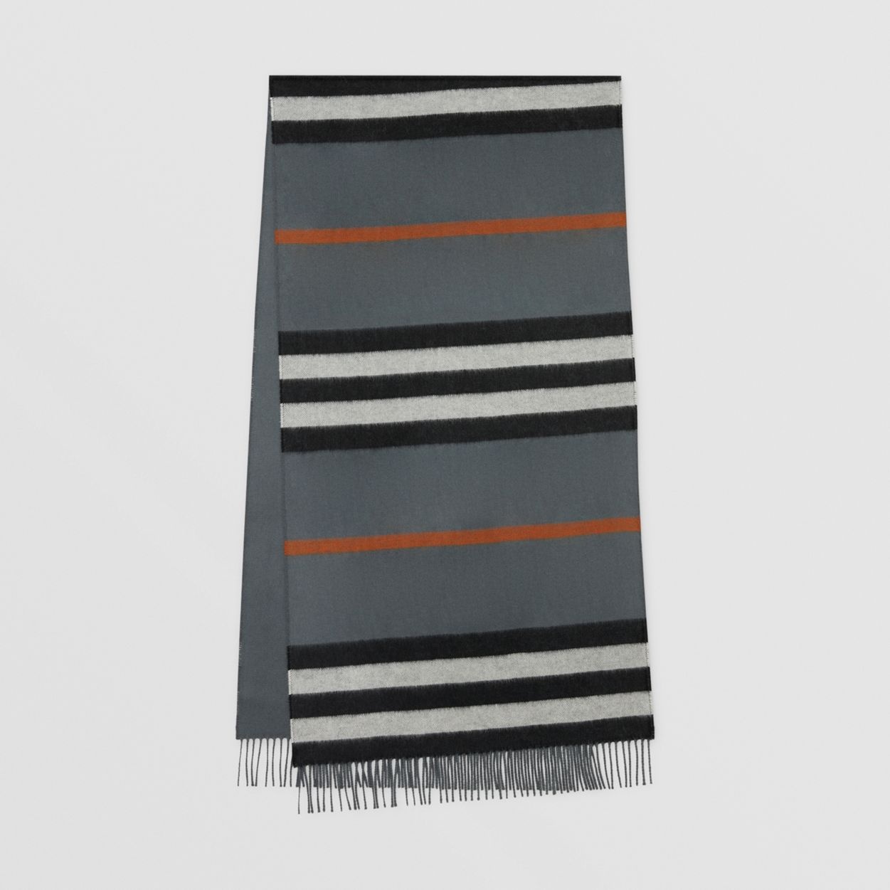 Icon Stripe Cashmere Jacquard Scarf - 1