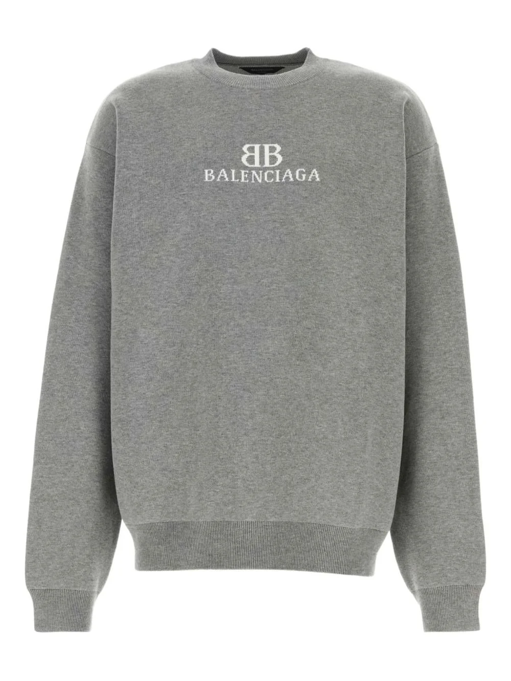 logo-detail cotton-blend sweatshirt - 1