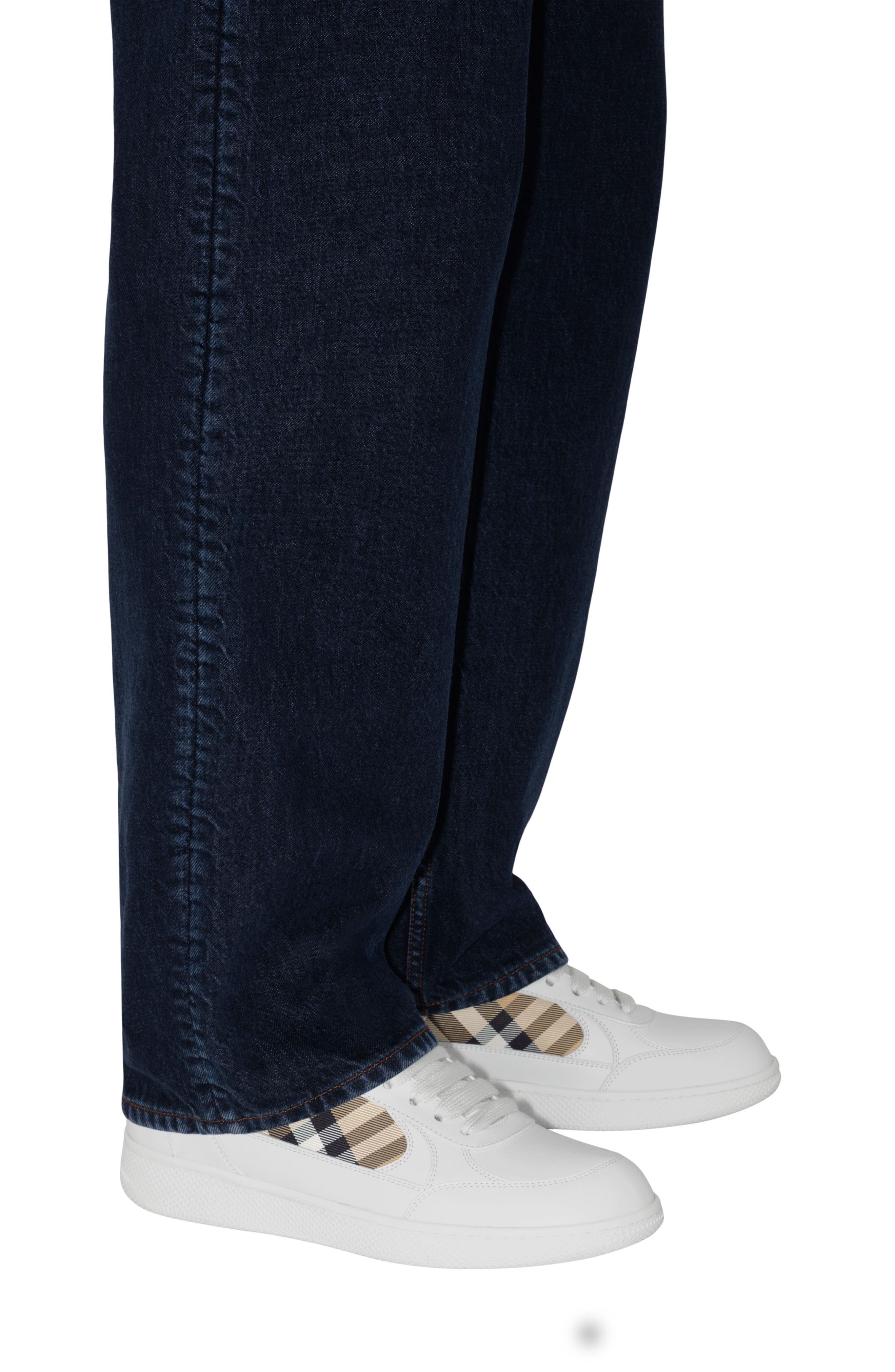 burberry Terrace Check Court Sneaker in White/Sand Ip Chk at Nordstrom - 2