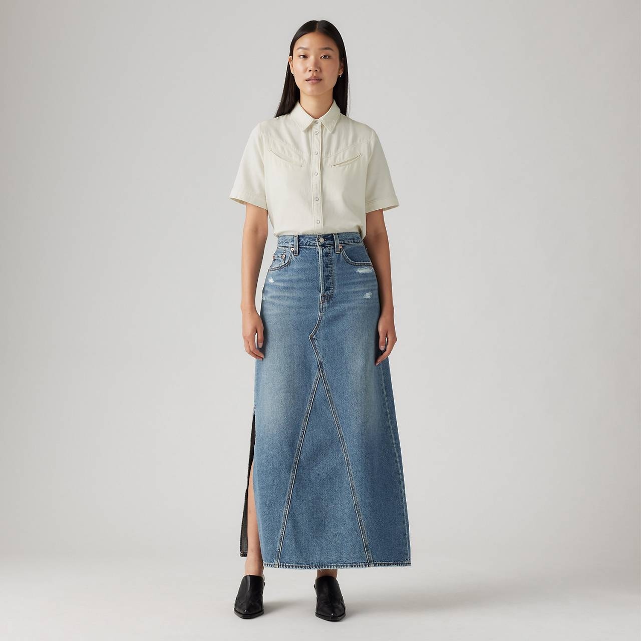 LONG ICON SKIRT - 2
