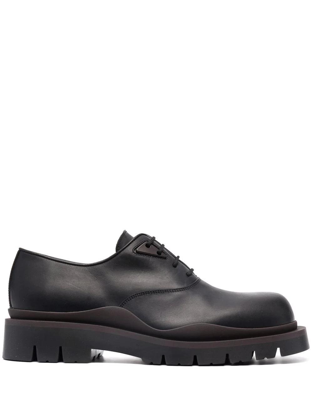 ridged-sole lace-up shoes - 1