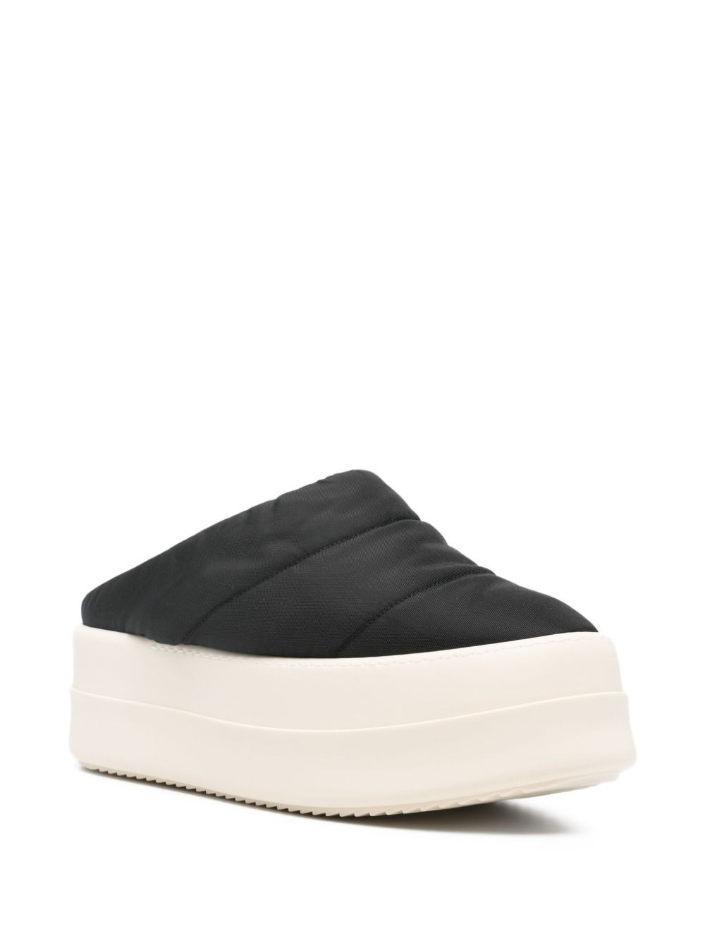 quilted platform slippers - 2