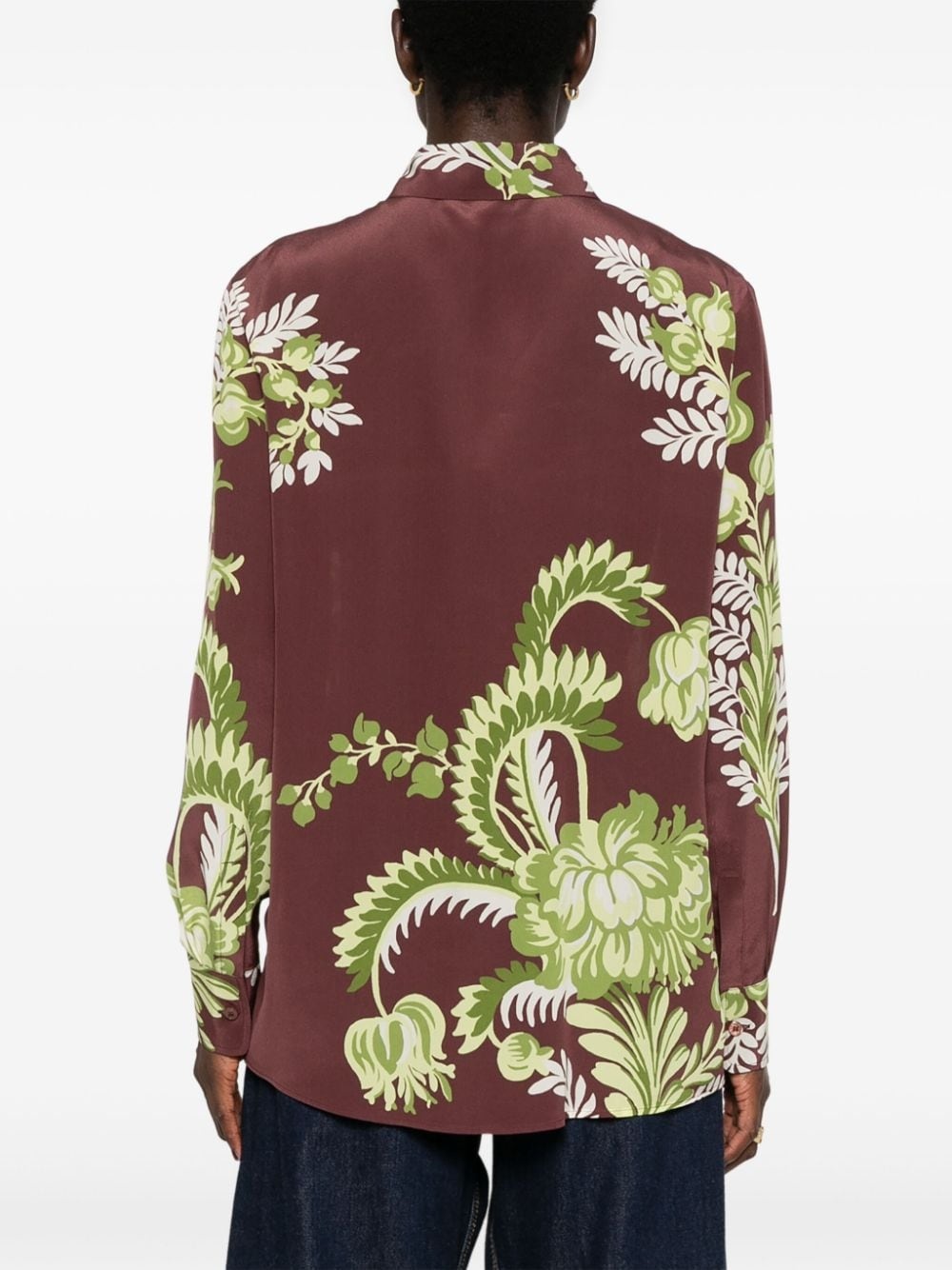 floral-print shirt - 4