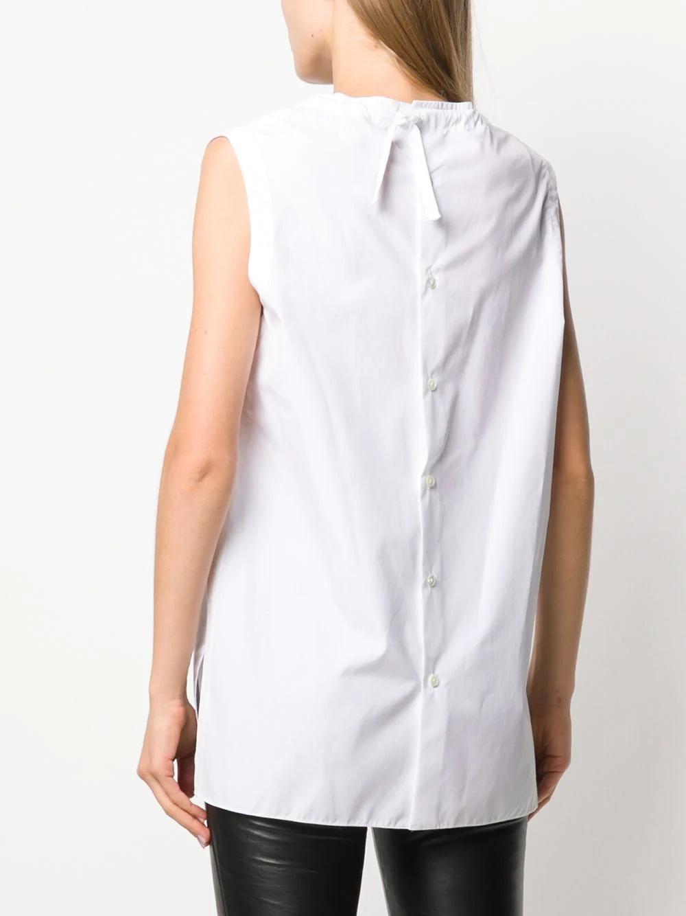 shift sleeveless shirt - 4