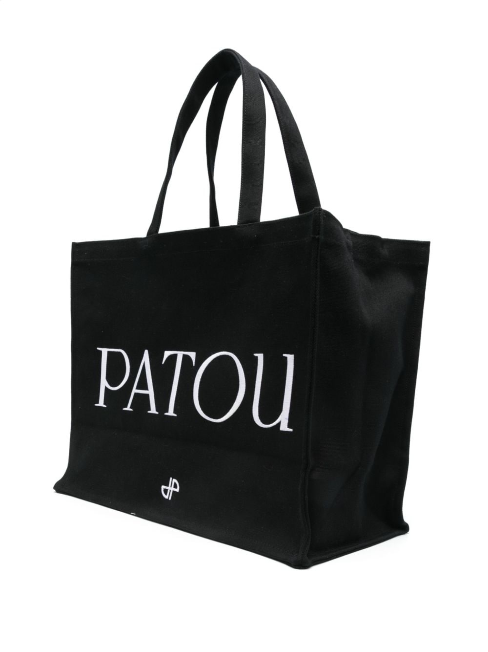large Patou canvas tote bag - 3