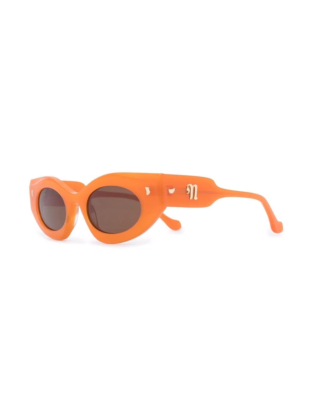 cat-eye oversized frame sunglasses - 2