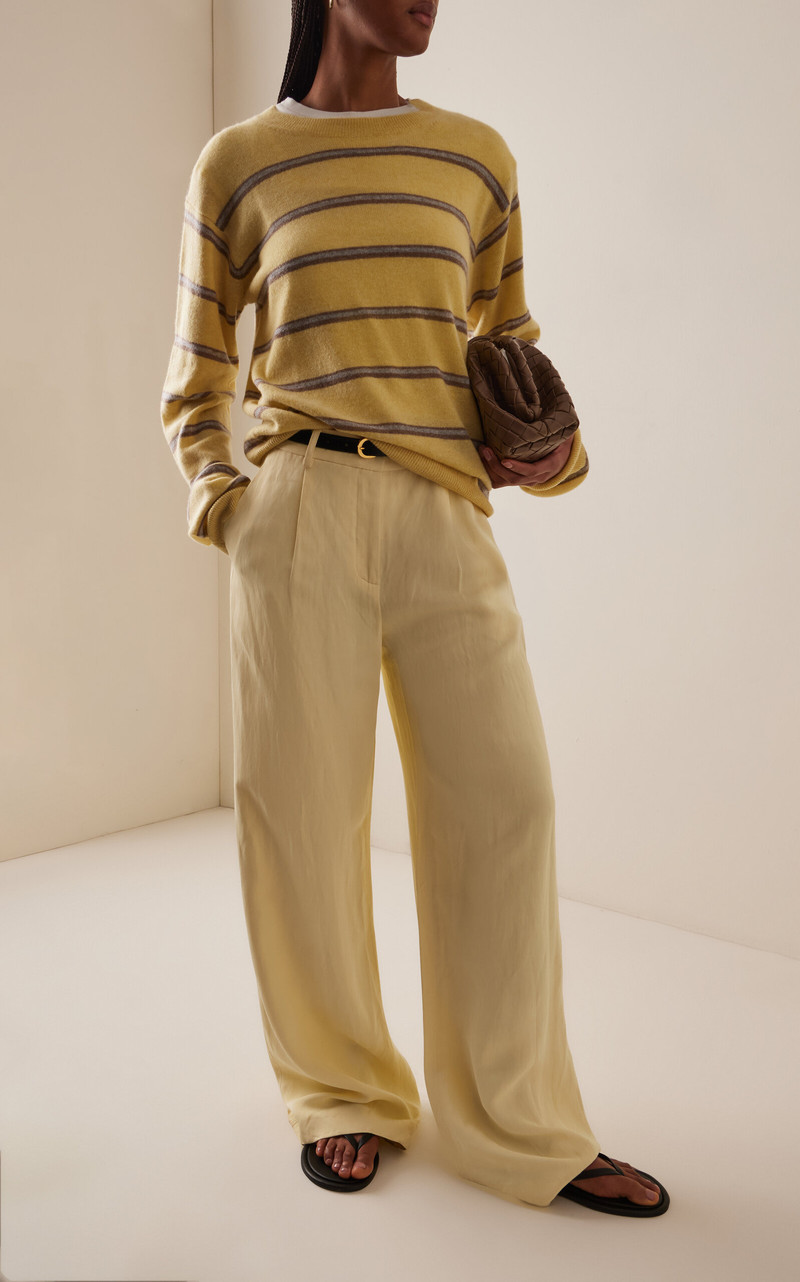 ÉTERNE James Cashmere Sweater yellow outlook