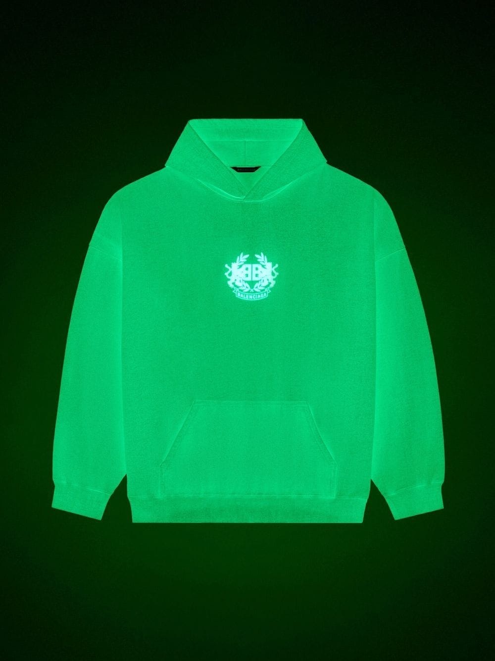 logo reflective hoodie - 2