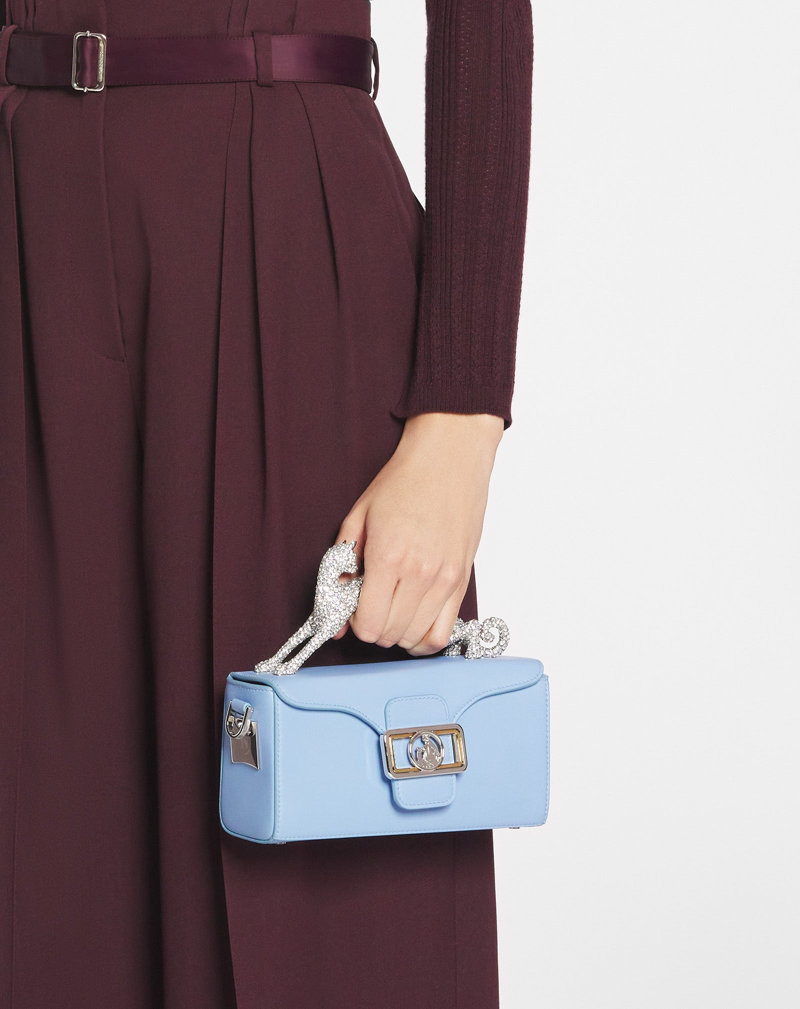 NANO PENCIL CAT LEATHER BAG - 2