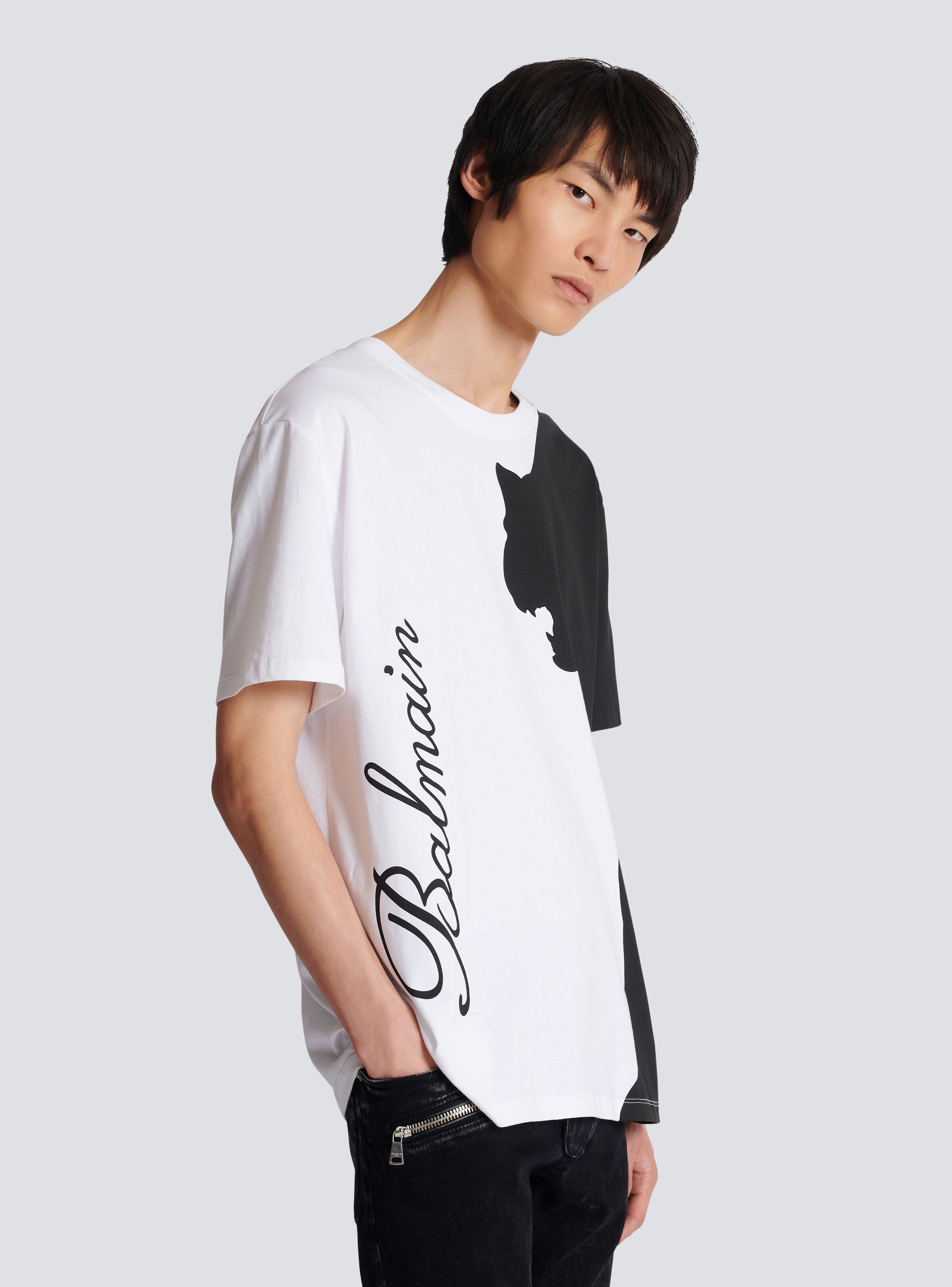 Tiger print short-sleeved T-shirt - 6