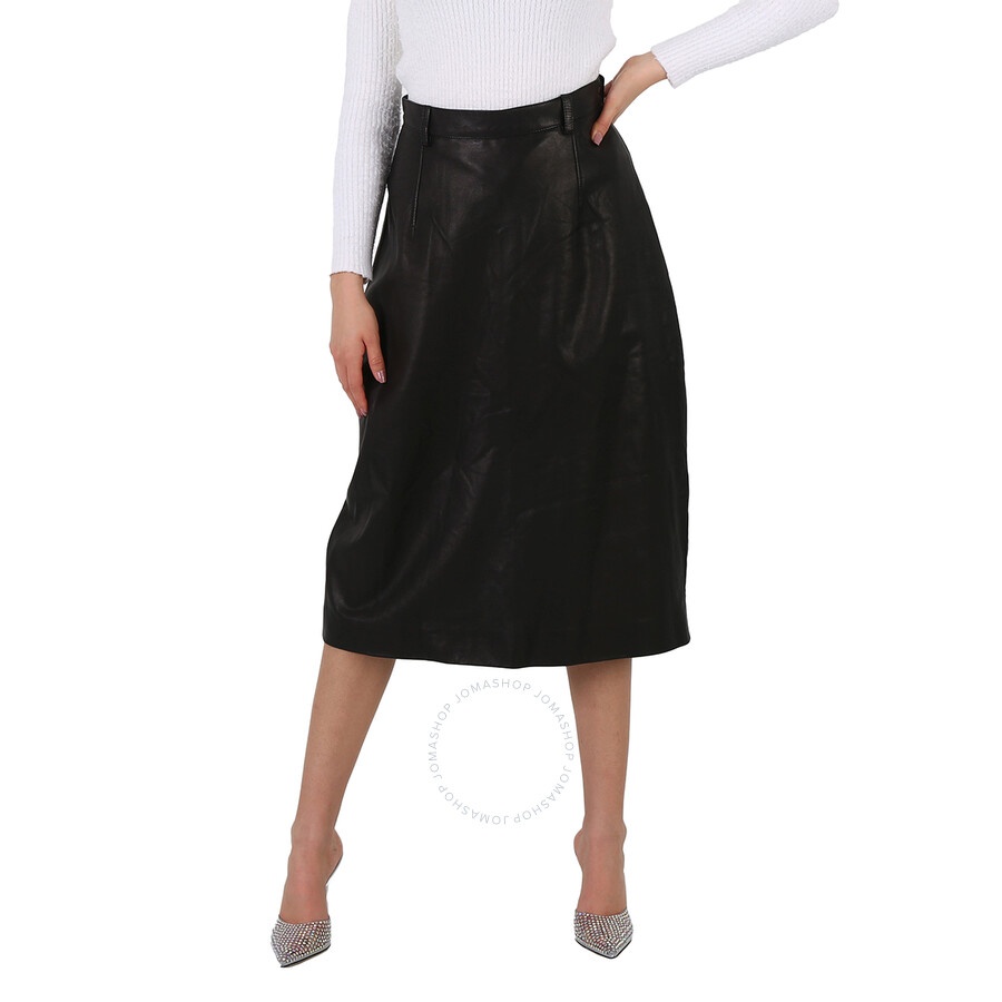 Balenciaga Black High-Waisted Midi Large Skirt, Brand Size 36 (US Size 6) - 3