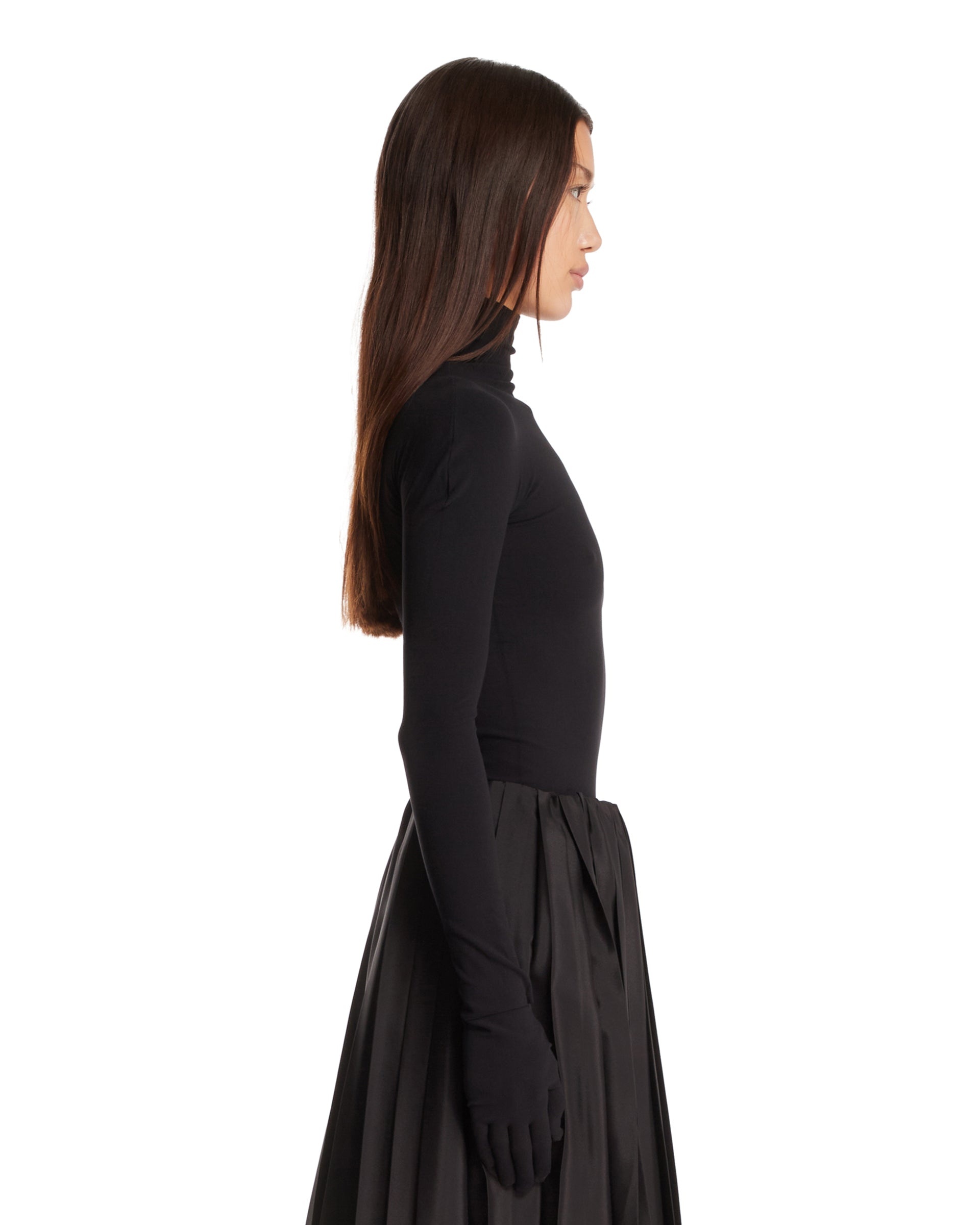 Black High-Neck Top - 5