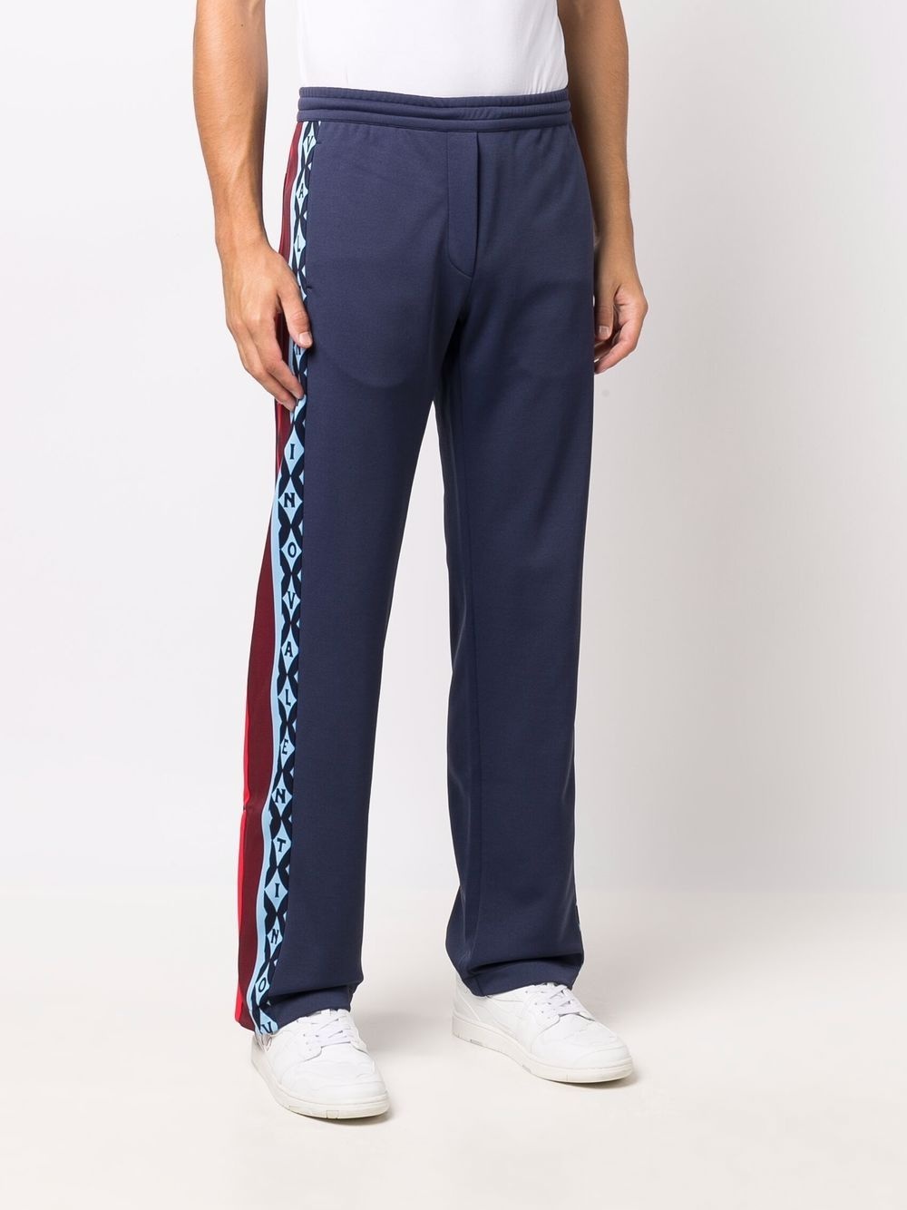 logo-trim track pants - 3