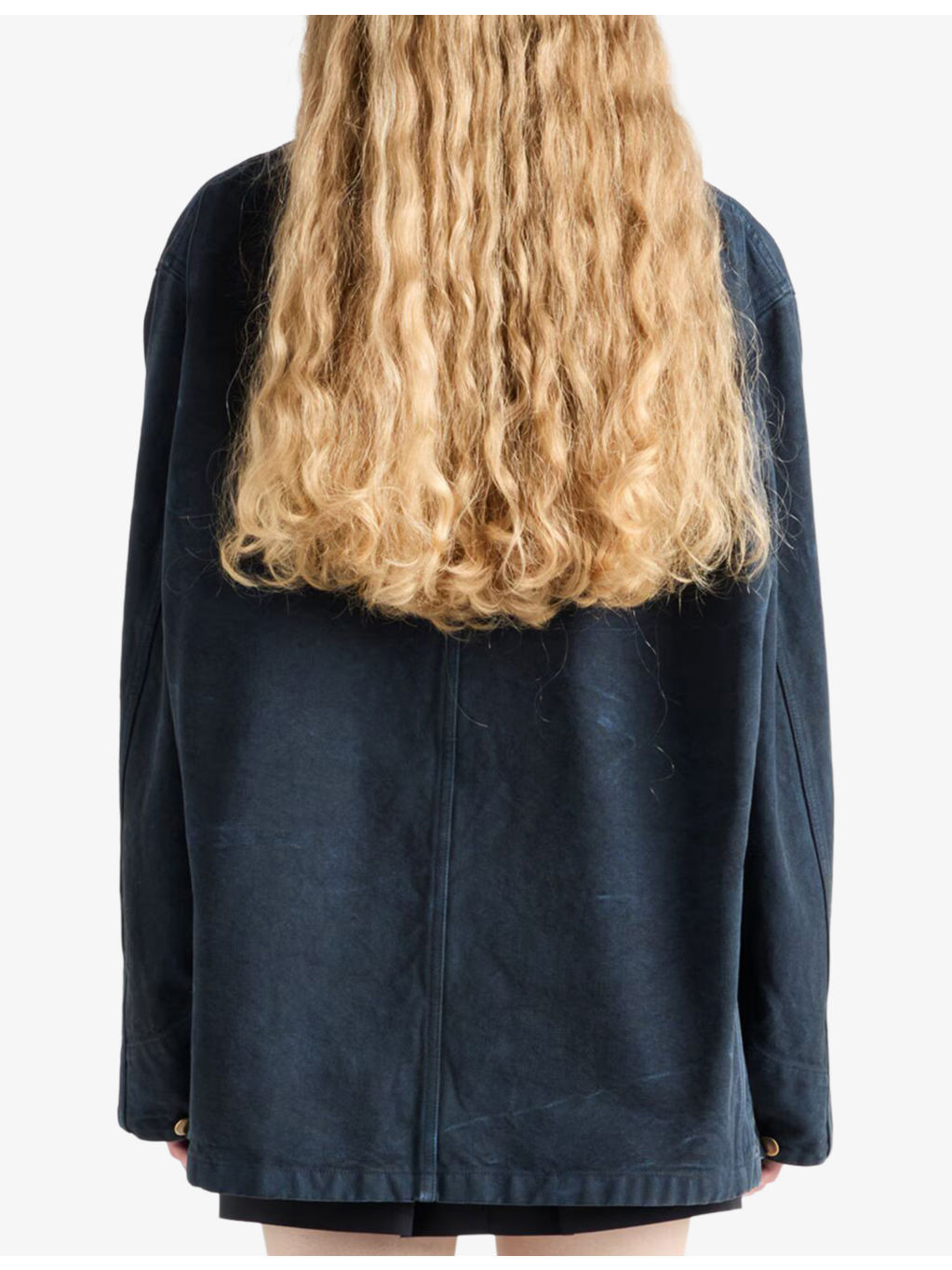 Triangle-Logo Canvas Blouson Jacket - 4