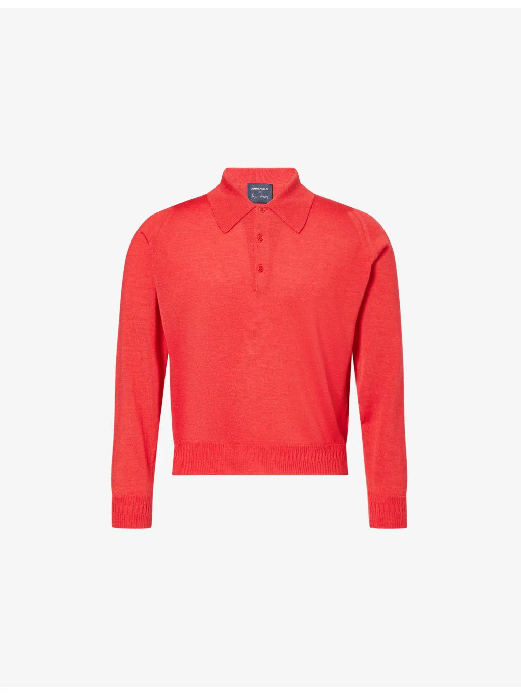 John Smedley x Bill Nighy Cashmere and Silk-Blend Polo T-Shirt - 1