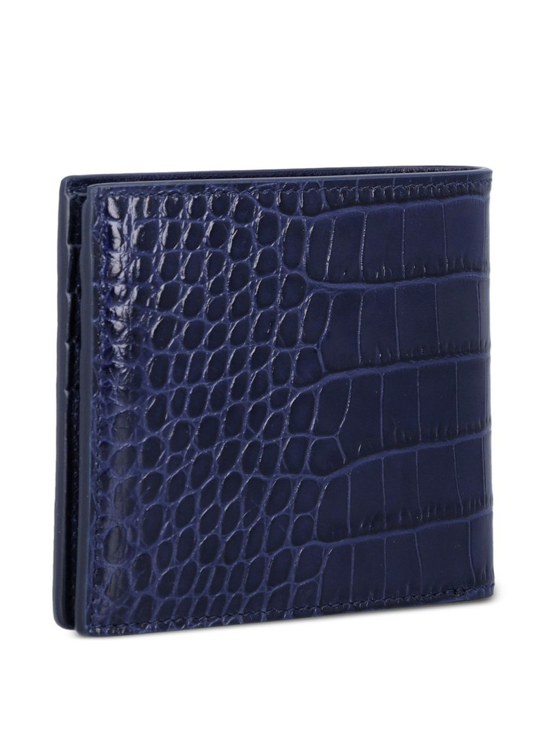 TOM FORD crocodile-effect bifold wallet outlook
