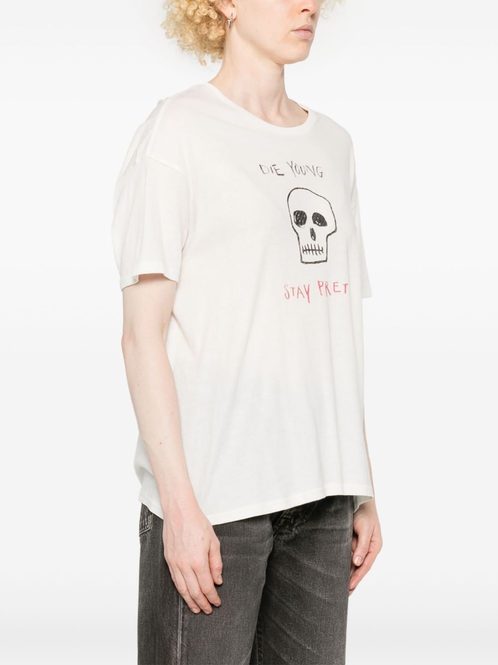slogan-print T-shirt - 3