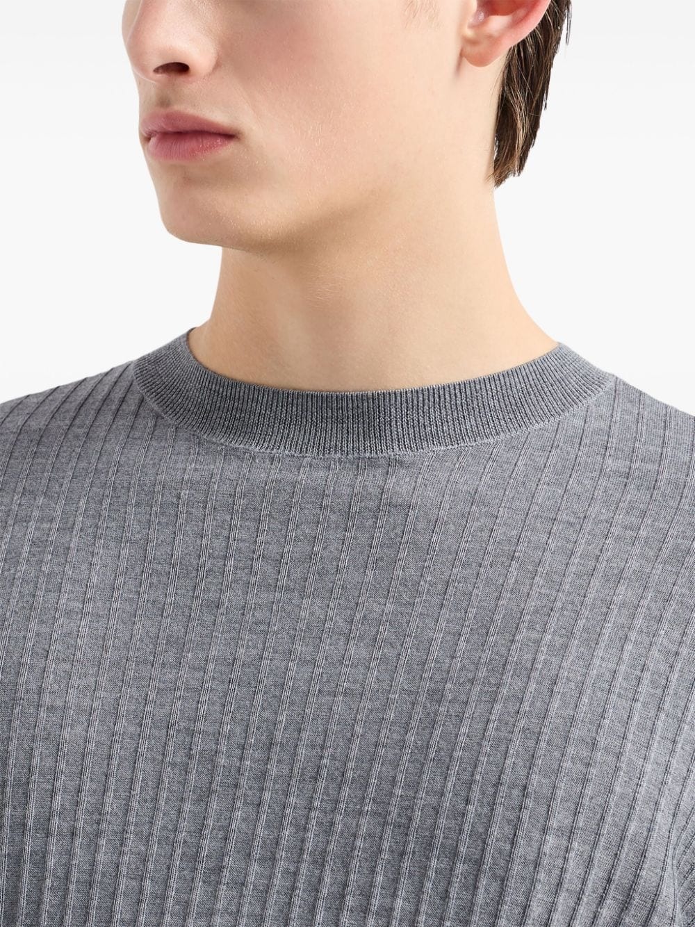 ribbed-knit sweater - 4