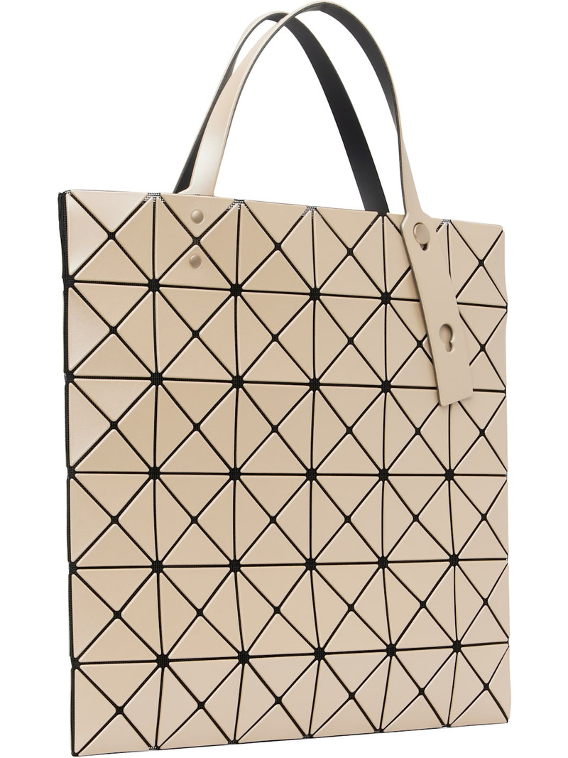 BAO BAO ISSEY MIYAKE Beige Lucent Metallic Tote outlook