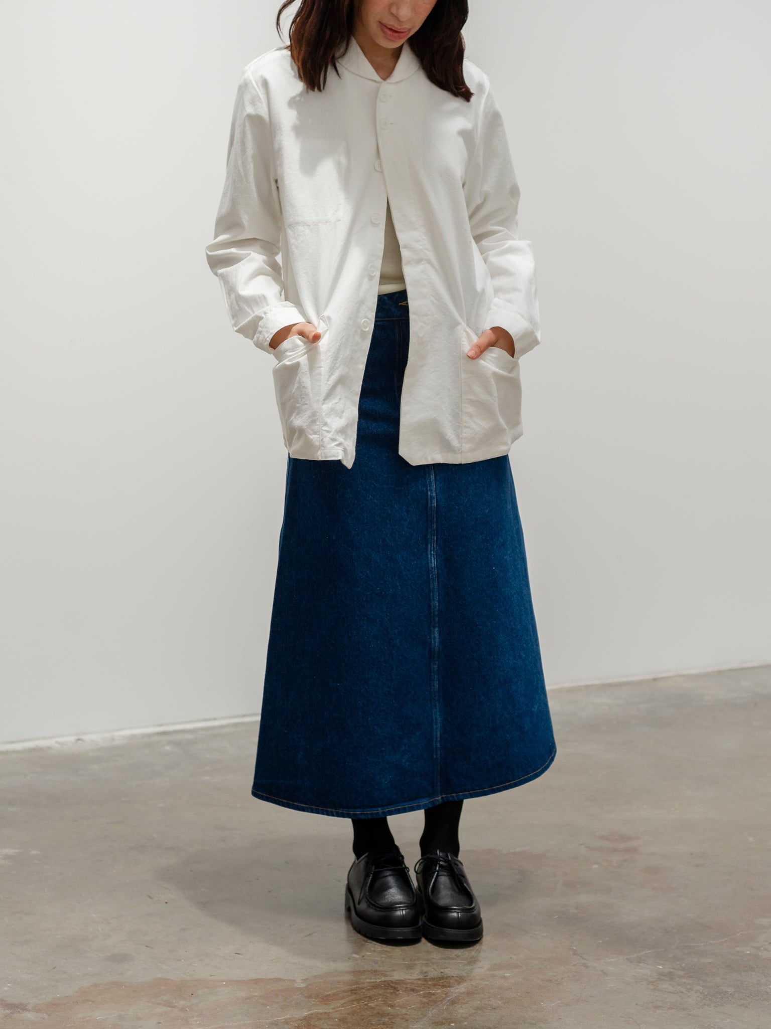 Baringo A-Line Denim Skirt - Indigo - 2