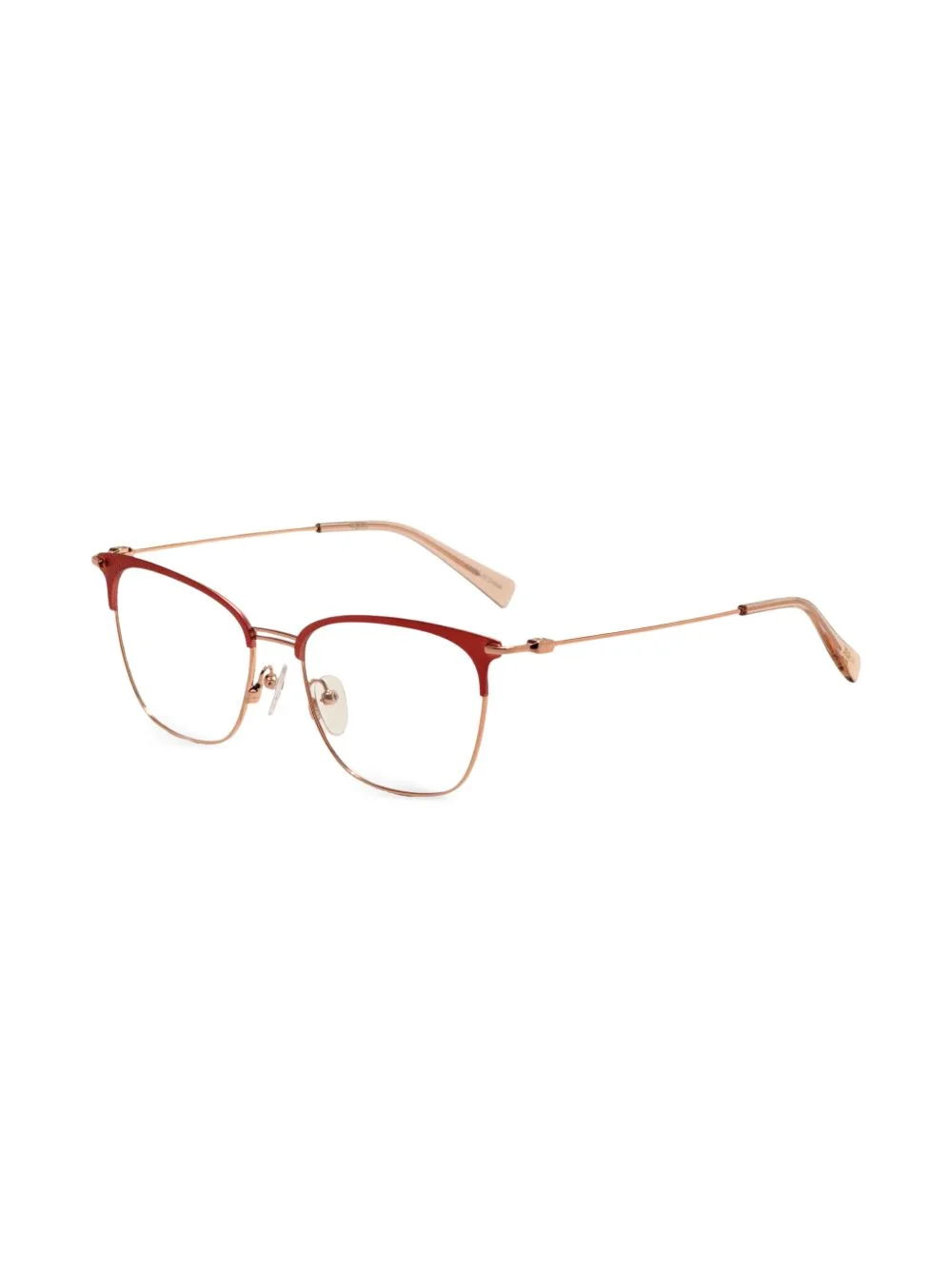 squared-frame glasses - 1